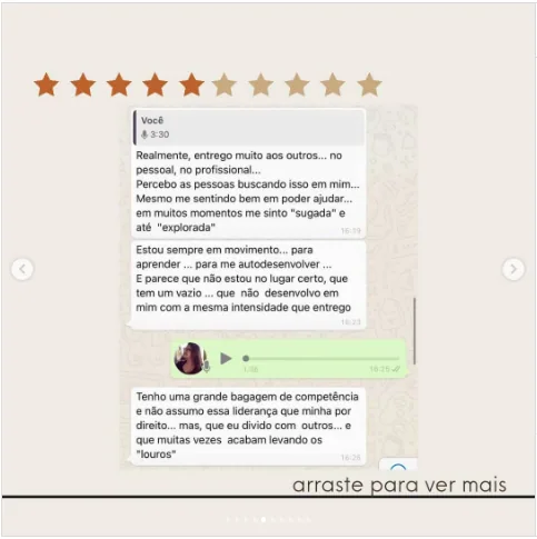 Depoimento de Ari no Instagram
