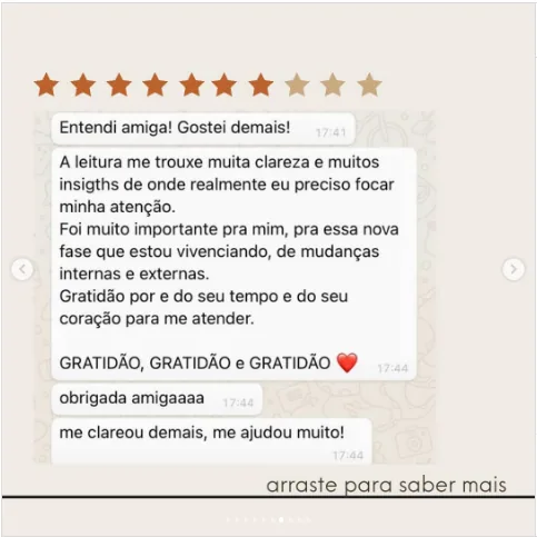 Depoimento de Ari no Instagram