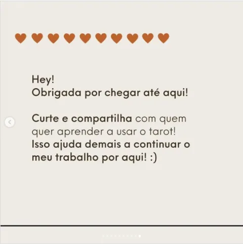 Depoimento de Rari no Instagram